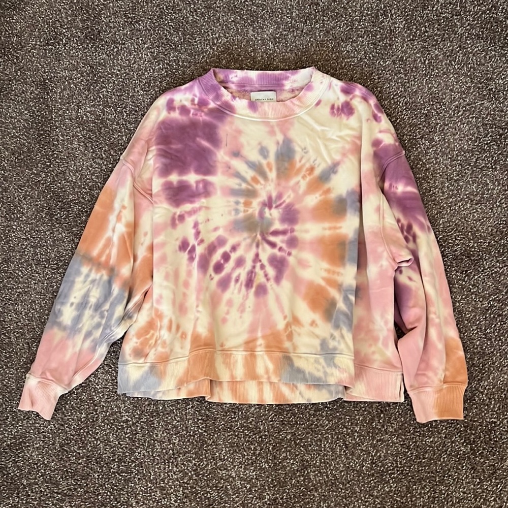 American eagle tie dye sweatshirt